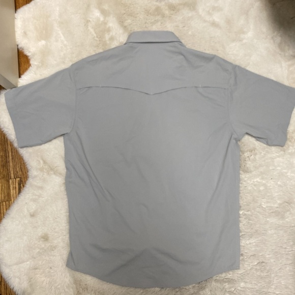 PONCHO “M’s the AHI” active shirt, size M, light gray - Picture 4 of 6